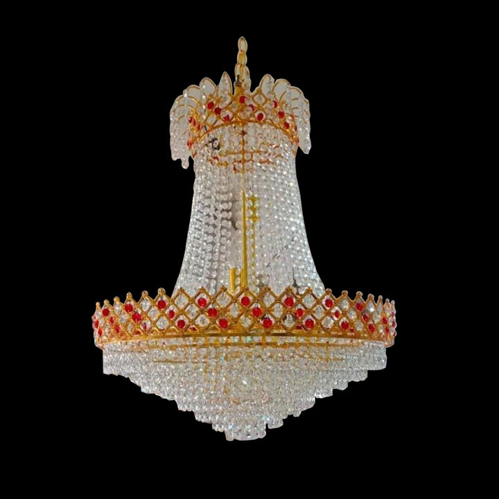 RED CRYSTAL DAIMOND CHANDELIER