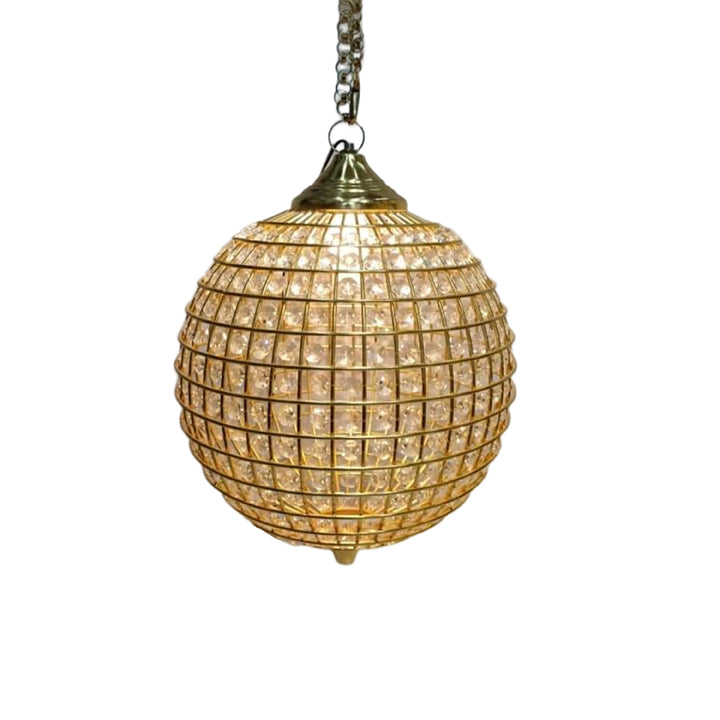 CRYSTAL GOLD BALL