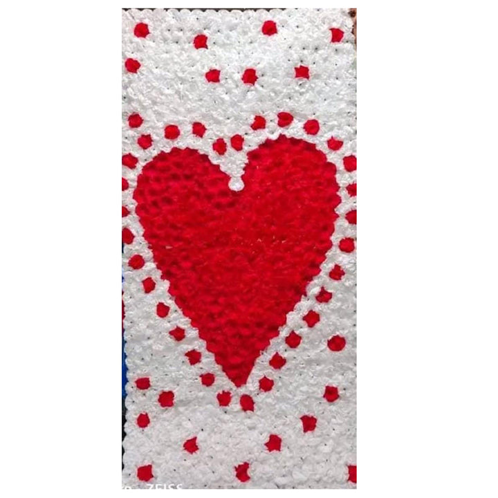 CARNITION RED HEART WALL PANEL