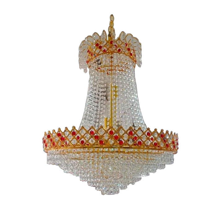 RED CRYSTAL DAIMOND CHANDELIER