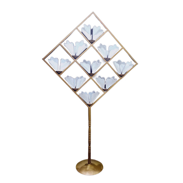 9 light flowers kite stand