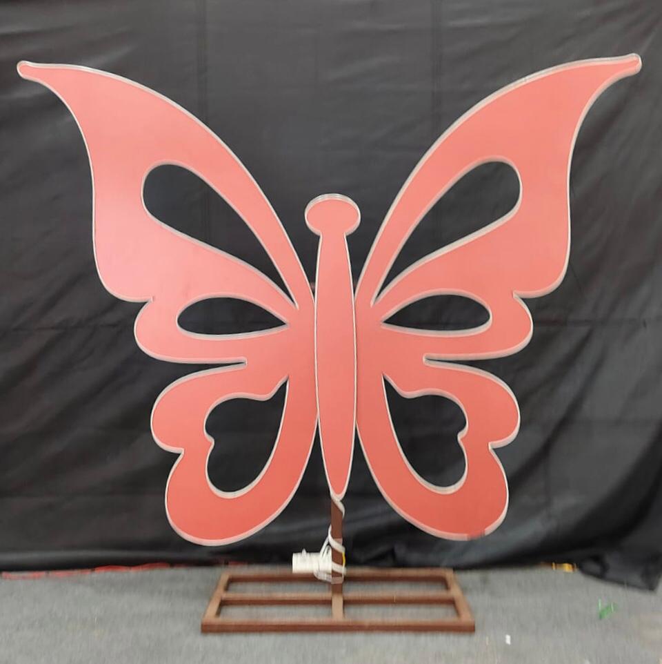 LED BUTTERFLY WING SELFY Acp CNC