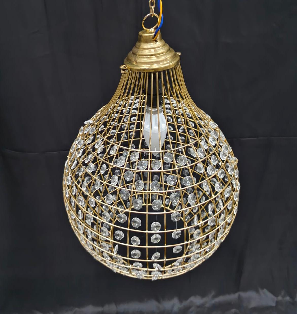 CRYSTAL SINGLE LIGHT BULB LAMP