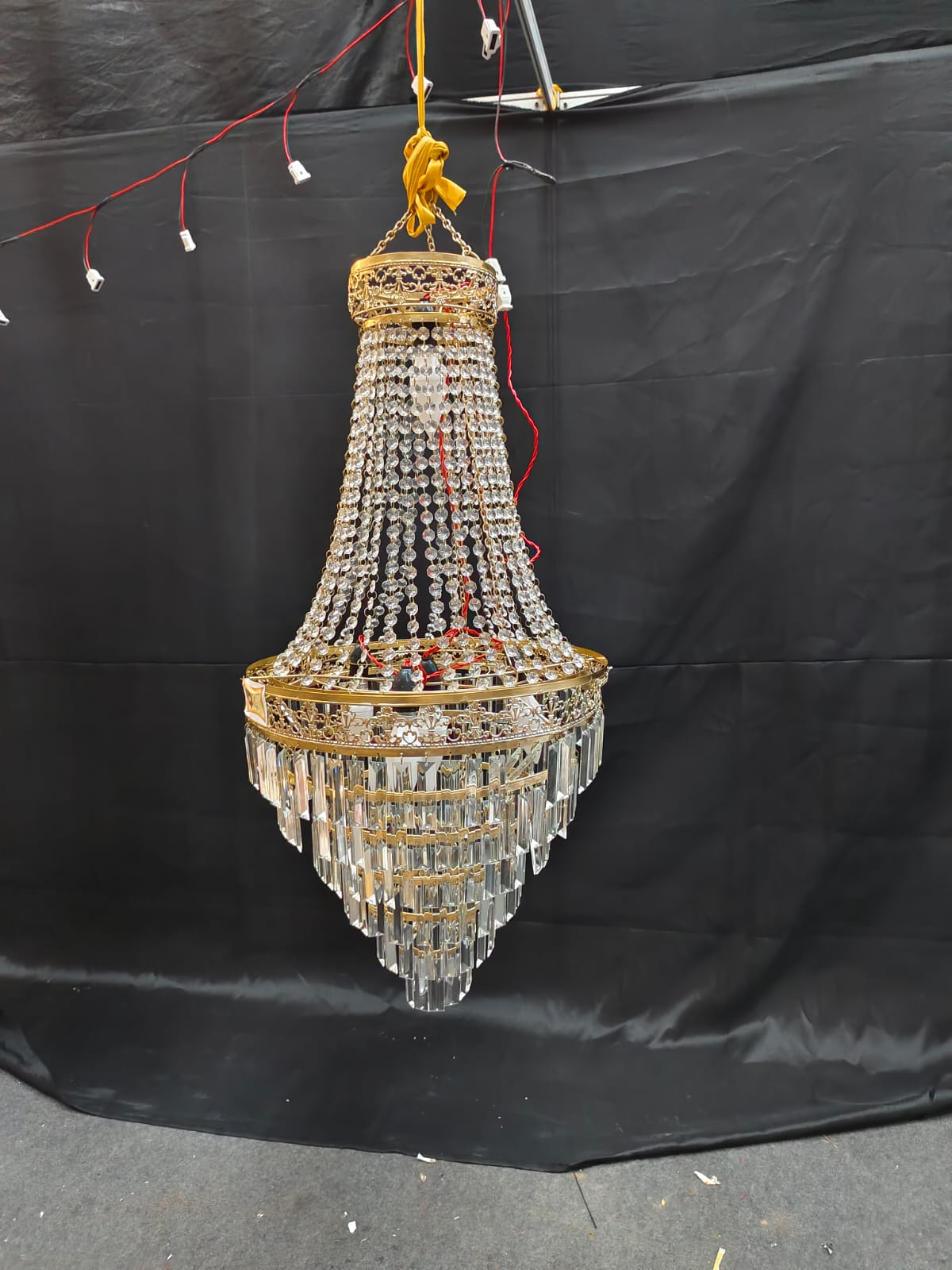 CRISTAL AND PATRI CHANDELIER